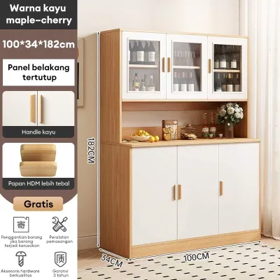 Kitchen Set Atas 4 Pintu Minimalis Lemari Gantung Aluminium Lemari Dapur Aluminium Lemari Serbaguna
