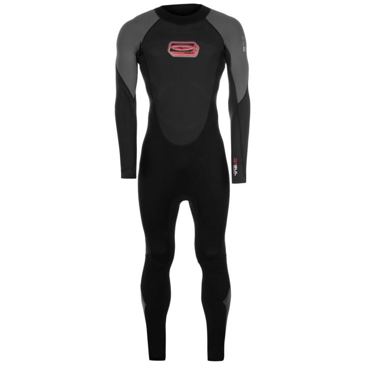 Gul Mens Contour Full Wetsuit (Black/Grey/Red) Sports Direct Lazada