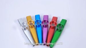 Simple metal kazoo colorful kazoo fun toy made of aluminum alloy musical instrument accessory