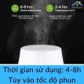 Máy xông tinh dầu khuếch tán sóng bằng siêu âm không tỏa nhiệt Tặng Tinh dầu thơm phòng khử mùi cỡ Lớn 500-2.000ml cho phòng &gt;20m2 thêm chức năng phun sương tạo ẩm hình Giọt nước và hình khác. 