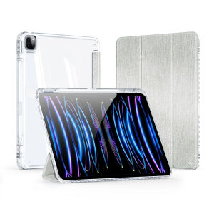 Dux Ducis Unid Series Case for iPad Pro 13 (2024)/Pro 11 2024 /Air 13 2024 With Apple Pencil Holder & Auto Sleep Wake