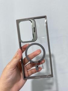 Casing Case Hardcase Magsafe 2in1 Metal Lens Holder Samsung S25 Ultra / Samsung S25+ Plus / Samsung  S24 FE / Samsung S24 Ultra / Samsung  S24+ Case Pelindung Hp Case Magsafe