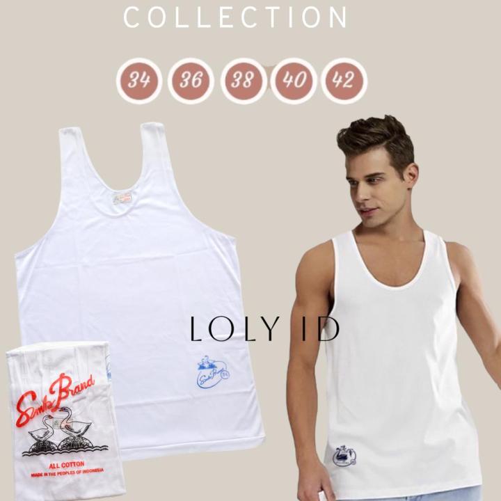 Kaos Dalam Singlet Pria Cowok D Swan Brand Premium Quality | Lazada