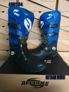 PROMO!!! Sepatu cross Trabas Trail ANRS Sepatu Enduro Bahan KULIT Terbaru Kode 04