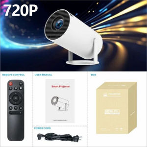 Home Projector For Phone With Bluetooth Projector HY300 Android 11.0 LCD Screen 4k Projector Ultra HD Dual WIFI HDMI BUY 1 TAKE 1