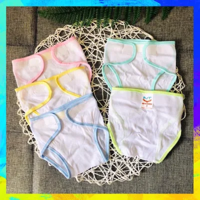 Combo 5 Tã Vải Dán dành cho bé sơ sinh Hãng Dokma Chất vải Cotton cao cấp miếng dán siêu mềm mại / Quần đóng bĩm dành cho bé sơ sinh