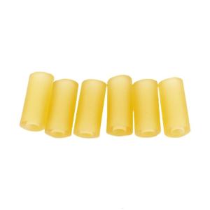 6Pieces Guitar Pickup Mounting Tubes Pickup Installation Tubes Rubber Texture Suitable for Precise Height Positioning