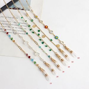 HSNNG Thời trang Chống trượt Chống mất Dây đeo  nạ Hoa Dây treo Dây đeo cổ Dây đeo kính râm Dây đeo kính Dây đeo  nạ Dây đeo kính kim loại