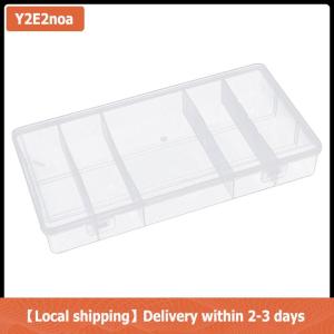【Local shipping】 Trong Suốt Với Bìa Hình Chữ Nhật Dọc 5 Lưới Lông Mi Mở Rộng Công Cụ Lưu Trữ Hộp Keo Tweezer Chủ Trang Điểm Tổ Chức