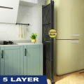 5 Layer Heavy Duty Multi-Purpose Foldable/Collapsable Storage Rack 5 Ft 2 inch High. 