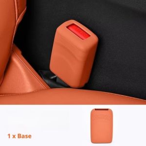 MINUTE Silicone Nắp đậy ổ cắm dây an toàn ô tô Vỏ bảo vệ Thiết kế chống trầy xước Ốp bảo vệ nút bấm Phổ quát Bền bỉ Bọc dây an toàn ghế ô tô Nội thất ô tô
