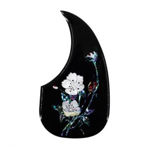 PVC Guitar Pickguard Anti-Scratch Guard Plate Folk Acoustic Guitar Self-Adhesive Scratch Plate Pickguard Easy Install