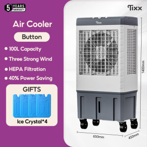TIXX Air Cooler 70L/100L Air Condition Fan Cooling Fan Air Supply Releases Coolness In A Large Area Cooling To Reduce Cooling time Add Water To The Top For Fast Cooling Capacity Water Tank