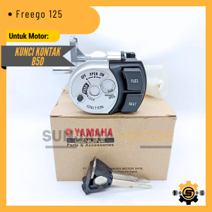 Kunci Kontak Set B5D Keyset Original Yamaha Freego 125 Kunci Motor 1 Set Key Set Asli Konci Kontak Ori YGP
