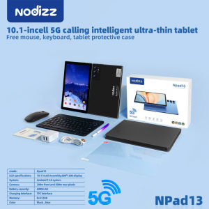 10.1 INCH Android 8.0 Adult WIFI Tablet 5G Calling Intelligent Ultra-Thin Tablet Keyboard and Mouse Kit 8+512G Quad Core 6000mAh Battery Tablet