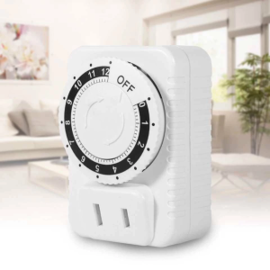 CX-05 12 Hour Electrical Mechanical Time Wall Plug Switch Timing Timer Charger/MS