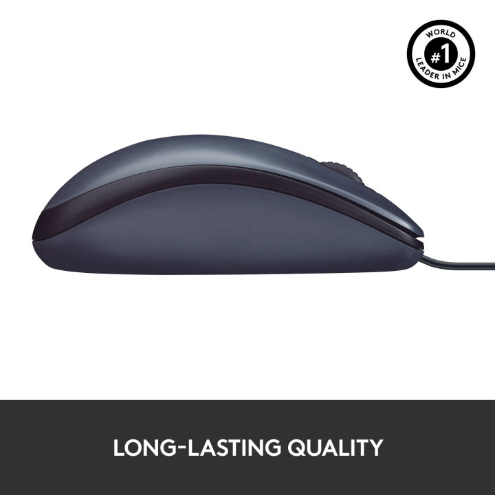 Logitech%20M100r%20Corded%20Mouse%20Graphite%20with%20USB%20Wired,%20Ambidextrous,%20Plug%20and%20Play,%20Optical%20Scroll%20Wheel%20-%20Image%203