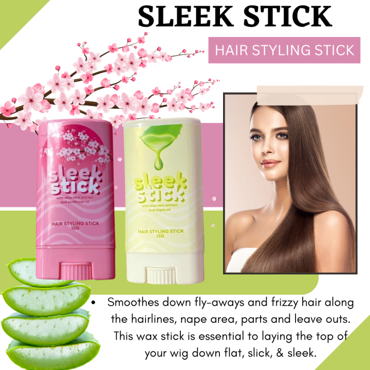 Long Lasting HAIR STYLING STICK 15G WITH ALOE VERA EXTRACT ARGAN OIL