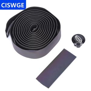 [COD] CISWGE Cycling Bicycle Handlebar Tape Light Reflective Bike Bar Tape Wrap Pu Leather