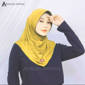 Jilbab BERGO INSTAN PET SPORT All Size S M L XL Jersey Hamidah Sporty Olahraga