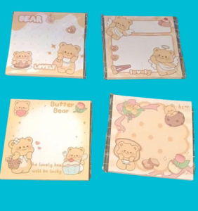 PVN67051 Giấy Note Tệp 50 tờ Giấy Ghi Chú Sticky Note CAPYBARA Cute Dễ Thương
