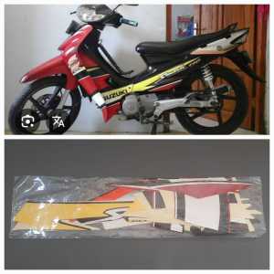 STIKER BODY MOTOR SUZUKI SMASH 110 2005 FULL SET