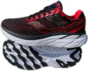 Giày Chạy Bộ Tập Thể Dục Thể Thao Giày Đi Chơi Nử  Newsun 2024 Đỏ Đen [08]