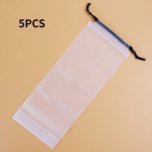 10/5PCS Matt Umbrella Storage Bag Reusable Portable Umbrella Drawstring Storage Cover Translucent Water-proof Umbrella Holder