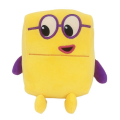 LYZRC Numberblocks Plush digital doll building block toys children's math enlightenment animation doll. 