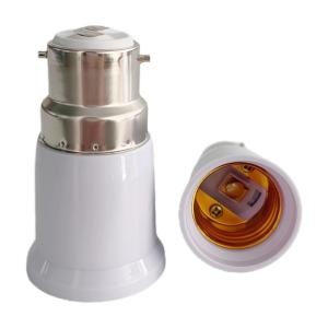 Du lịch Đui bóng đèn chuyển đổi B22 để E27 Bộ chuyển đổi ổ cắm cho Đèn trần đèn điện áp 110V-240V dễ dàng xoay hoạt động