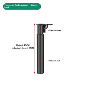LEBI Telescopic Table Leg Bar Counter Foot round Support Independent Column Cabinet Leg Adjustable Desk Lifting Telescopic Leg Support