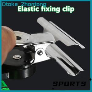 Dtake 1ชิ้นสัญญาณเตือนปลาสำหรับตกปลาไวสูงมีเสียงกระดิ่งไฟ LED ตัวระบุตัวคลิปหนีบเบ็ดตกปลาอุปกรณ์ตกปลา