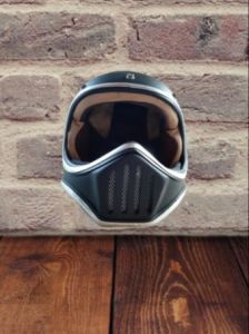 Helm cakil retro custom- dewasa terbaru keren pria-wanita murah full face bandit- packing box