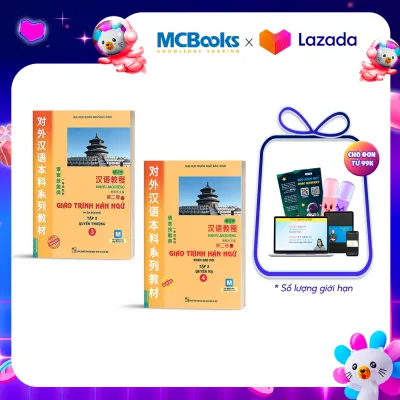 Combo Giáo Trình Hán Ngữ Tập 2 (Quyển Thượng và Quyển Hạ) - Học Kèm App Online