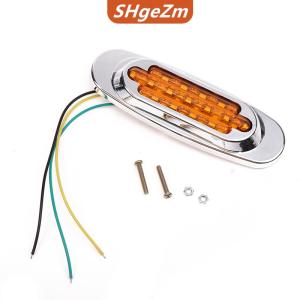 [COD] SHgeZm 1 cái 16LED 12-24V LED Side Marker ánh sáng vị trí Side Lights phổ quát cho xe tải Trailer vàng trắng đỏ xanh Xanh lá cây