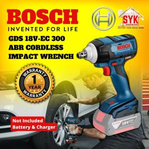 SYK BOSCH GDS 18V-EC 300 ABR SOLO Brushless Motor Impact Wrench Cordless Impact Drill Power Tools Heavy Duty -0 601 9D8 281