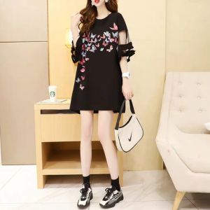 8318 PAPILO OVERSIZED TIE- OVERSIZED – BRANDED FASHION – FASHION IMPORT- JUMBO - KOREA STYLE – CASUAL – BASIC – KEKINIAN – BAJU IMPORT – TSHIRT IMPORT – IMPORT KASUAL
