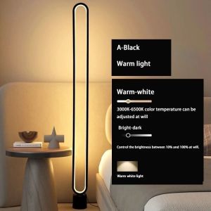 JUANS HOME Floor lamp simple creative bedside LED remote control atmosphere vertical table lamp