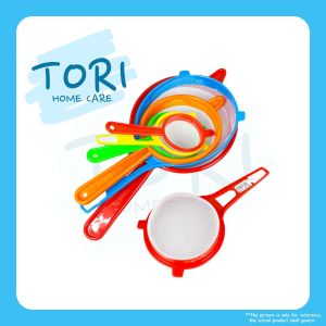 TORI HOME Plastic Sieve Strainer | Food Colanders | Penapis Tepung | Penapis Santan | Penapis plastik | Tea Filter | Coffee Filter