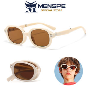 MENSPE Children Sunglasses  Foldable Sunglasses Children Fashion Sunglasses UV Resistant Foldable Summer Sunglasses Ultra Light Polarized Sunglasses Outdoor Traveling Walking Shopping Driving