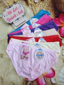 Combo 10 Quần Lót Cotton Cao Cấp (802) Size : 40 -50 KG Chất vải co giản thấm hút mồ hôi - Đồ Lót Quỳnh Anh