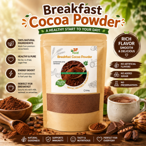 Breakfast Cocoa Powder Sugar Free Low Calorie – Healthy Morning Drink for Diet & Slim Lifestyle