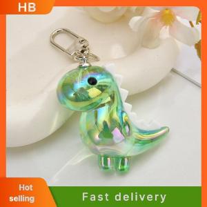 HB Cute Acrylic Dinosaur Keychain Paired With Sturdy Buckle Daily Casual Backpack And Bag Decoration Christmas Surprise Gift