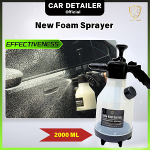 【CP CAR Detailer】Foam Sprayer 2000ml Snow Car Wash Sprayer Pressure Sprayer Snow Wash Spray Bottle Accessories Pam Spray