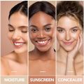 Match Cosmetics Foundation 4 in 1-Light Spectrum,4 in 1 Cosmetics Foundation Liquid with SPF 50+, Concealer Cosmetic Lightweight Makeup, Longwearing & Waterproof for Makeup. 