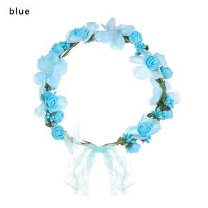 TANGXU926926929 Girls Decoration Beach Wreath Forehead Hair Band Bride Hair Wreaths Wedding Garland Flower Hairband Crown