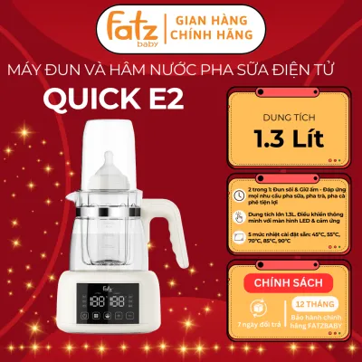 Máy đun và hâm nước pha sữa điện tử FATZ BABY Quick E2 FB3507HB dung tích 1.3L hâm sữa tiện lợi