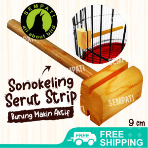 SEMPATI Tangkringan Samping Kayu Sonokeling Serut Tangkringan Sangkar Kandang Burung Pleci Ciblek Kolibri Konin Sogon Dan Burung Kecil Pijakan Kaki Burung