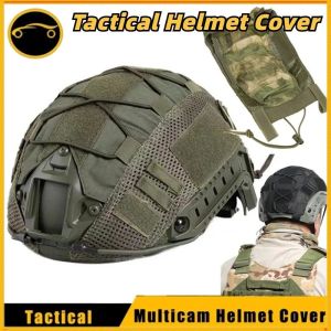 Tactical Helmet Cover Fast Helmet Camouflage 500D Nylon Airsoft Paintball Hunting Gear