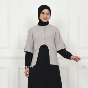 MYMODA 577 Vest Linen Poloss All Size